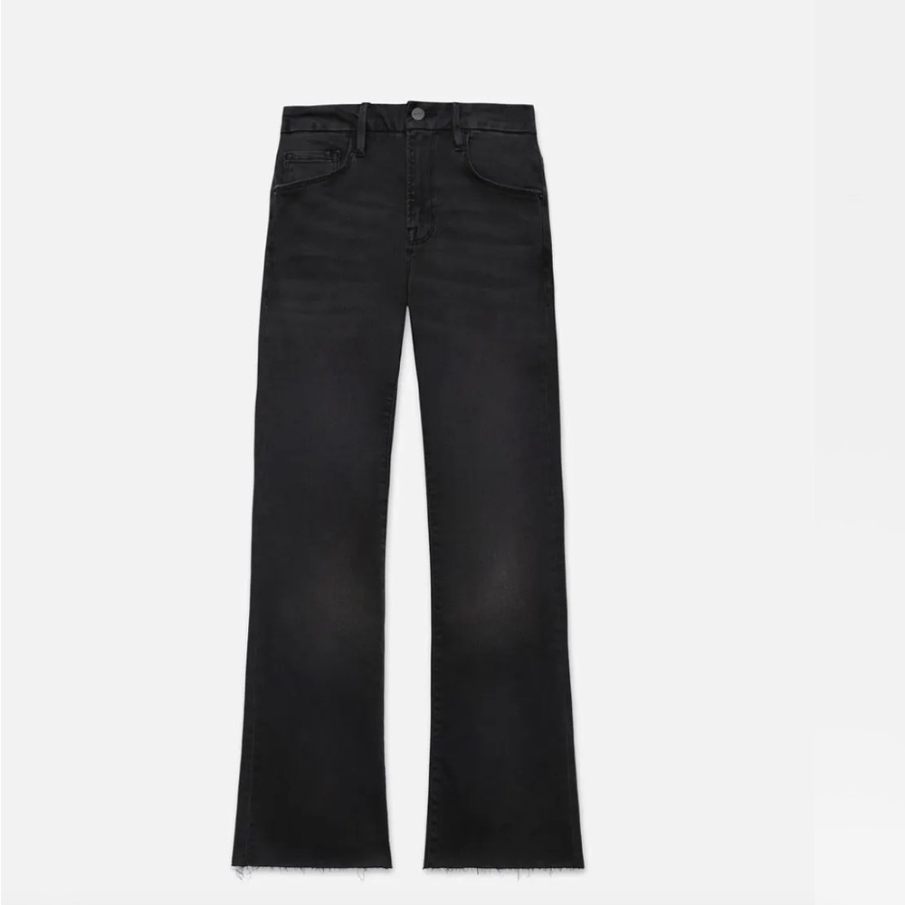 Frame Denim Black Ankle & Cropped Jeans